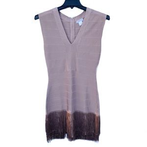 Venus Pink Bandage Fringe Dress Size 10